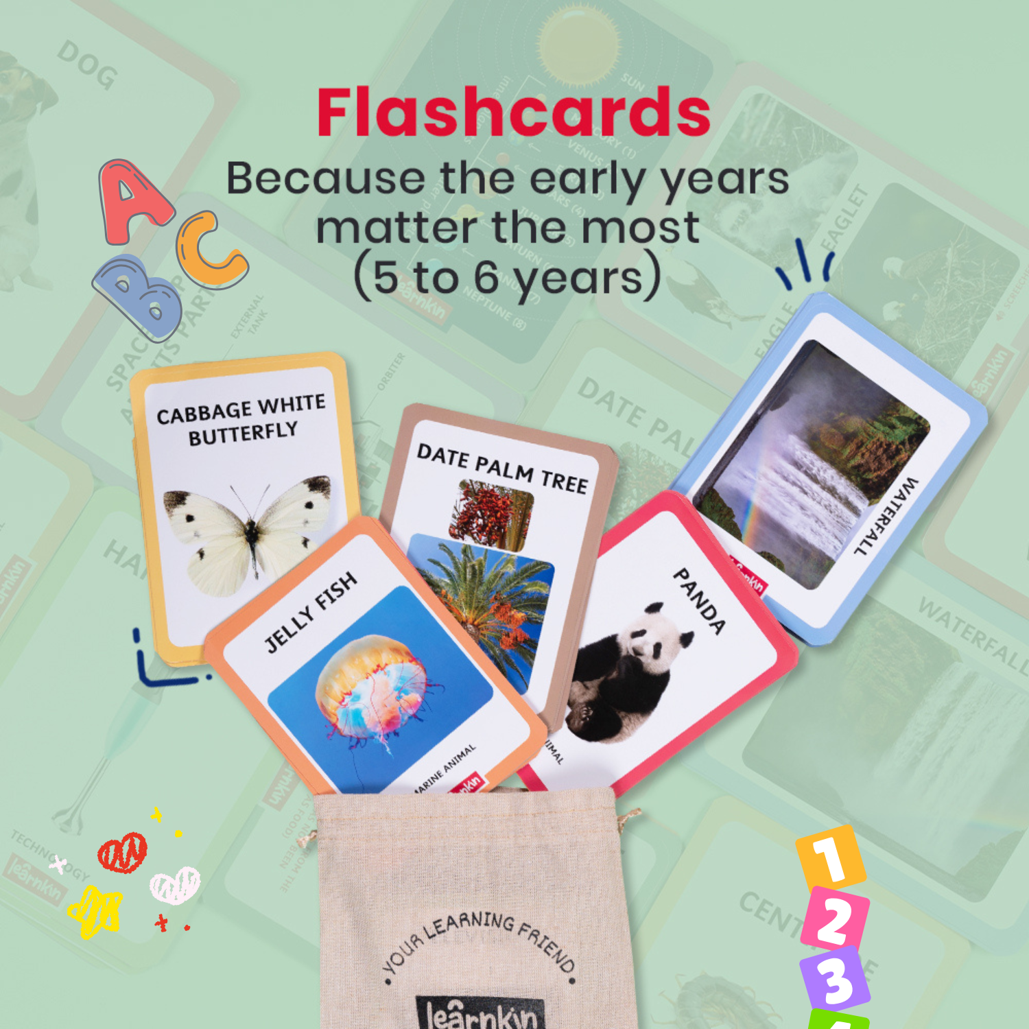 Senior Kg FLASHCARDS (5 to 6 years)