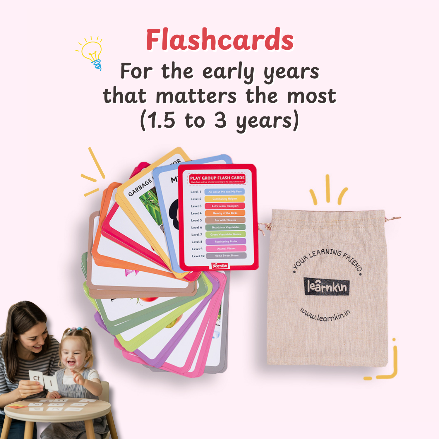 PLAYGROUP FLASHCARDS (1.5 to 3 years)