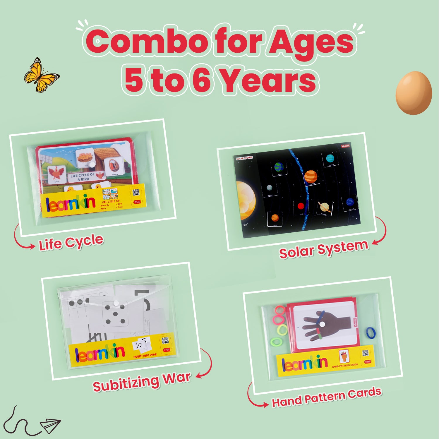 Combo for Ages 5 to 6 Years | Set of 4