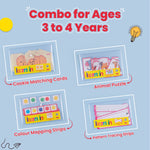 Combo for Ages 3 to 4 Years | Set of 4
