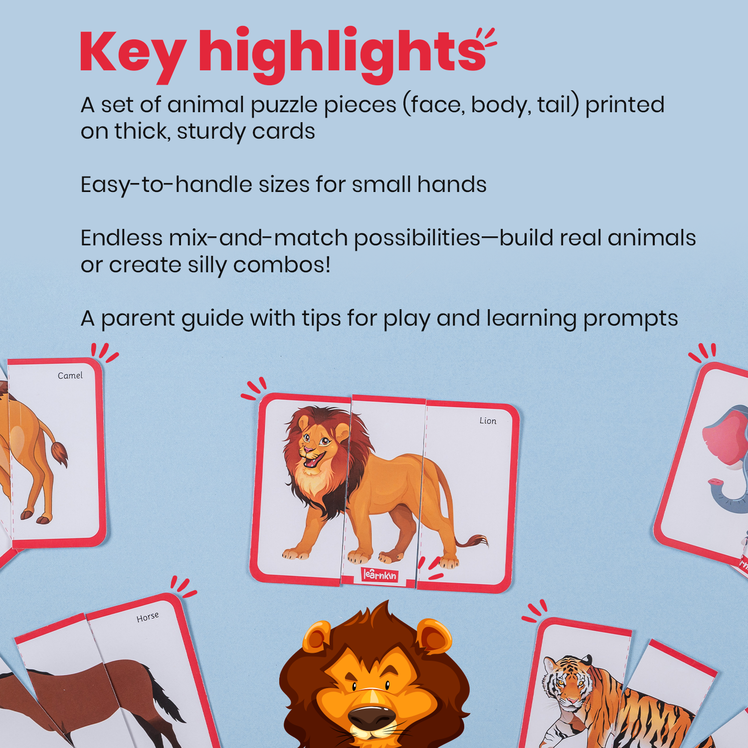 Animal Puzzle NEW (Age 3 to 4 Years) | Busybag