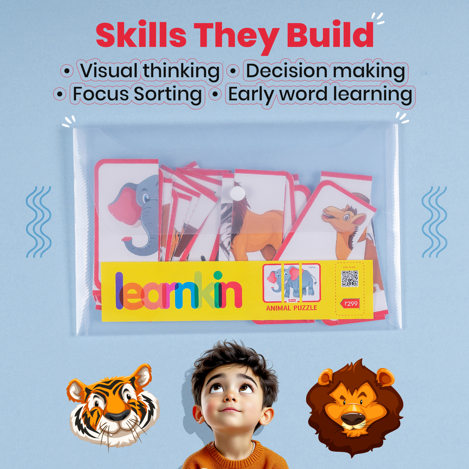 Animal Puzzle NEW (Age 3 to 4 Years) | Busybag