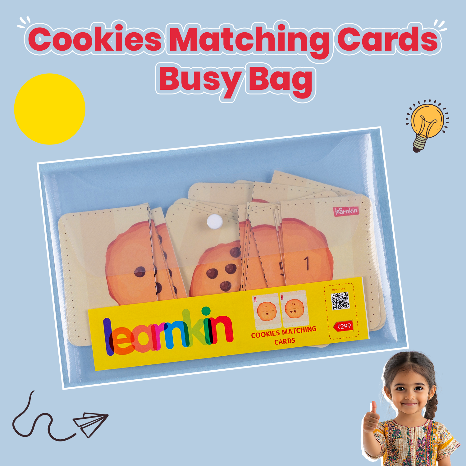 COOKIES MATCHING CARDS (Age 3 to 4 Years) | Busybag