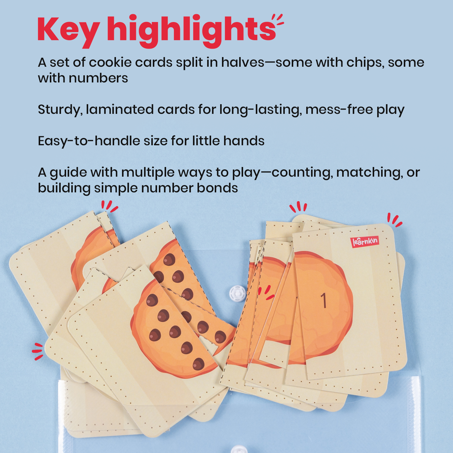 COOKIES MATCHING CARDS (Age 3 to 4 Years) | Busybag
