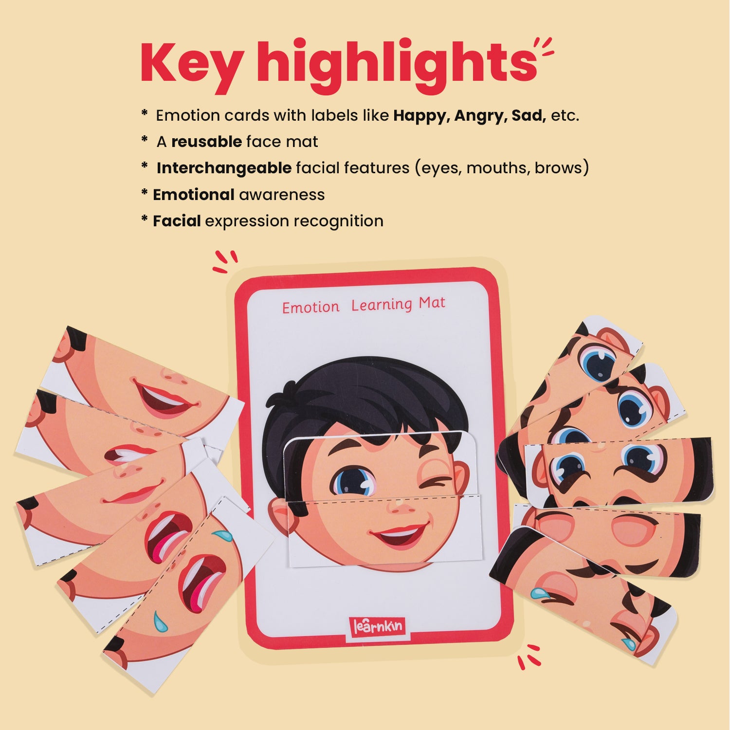 EMOTION LEARNING MAT (Age 4 to 5 Years) | Busybag