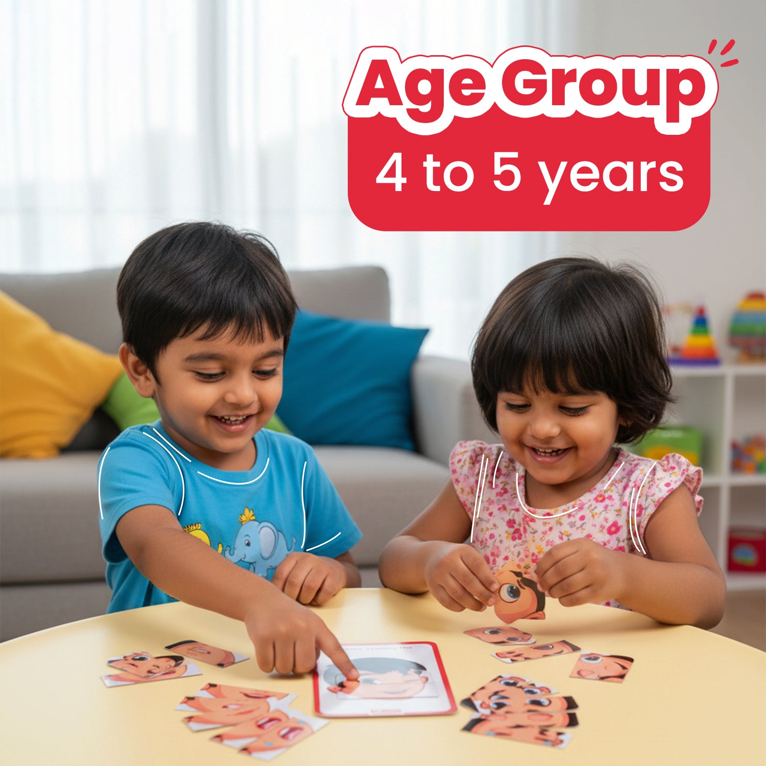 EMOTION LEARNING MAT (Age 4 to 5 Years) | Busybag