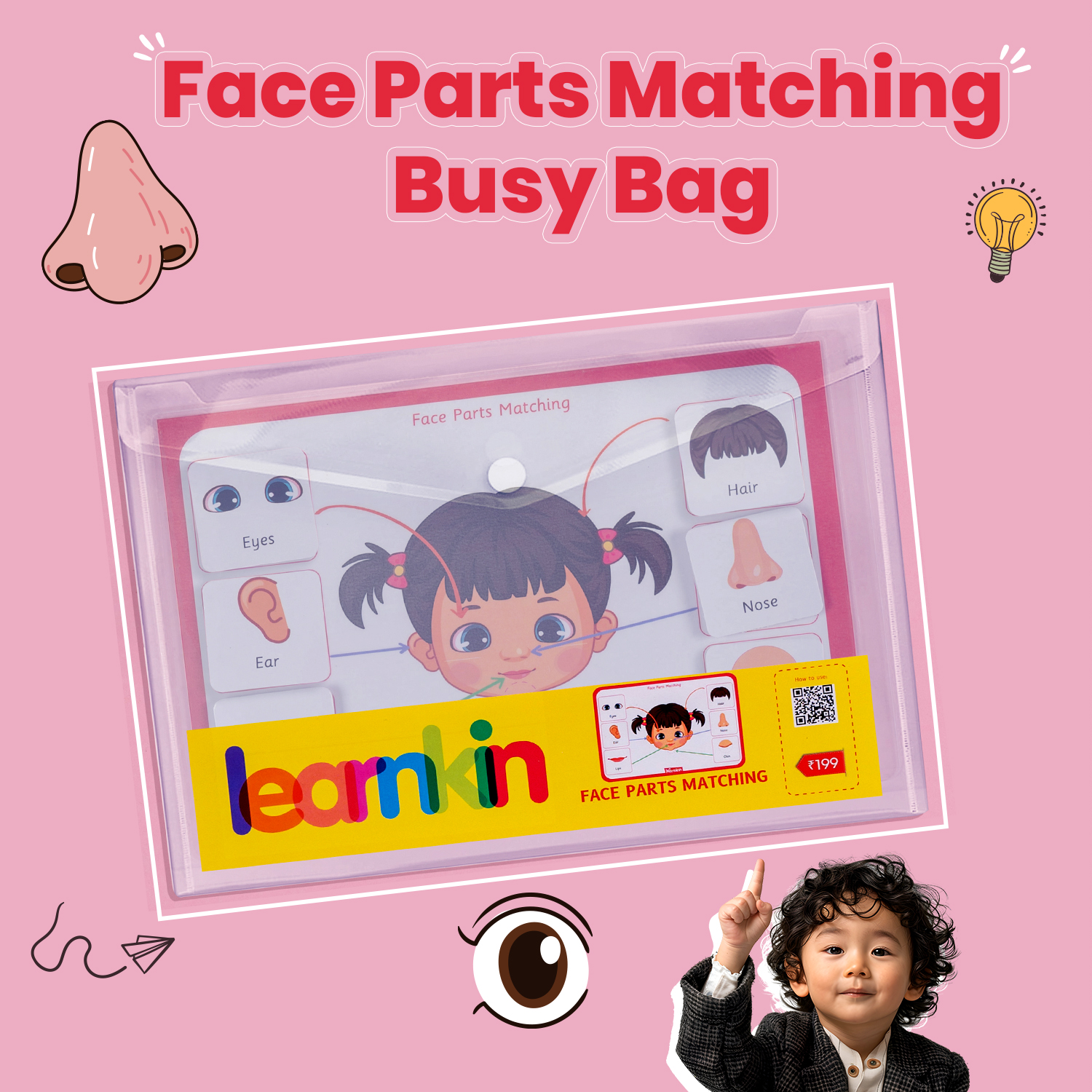 Face Parts Matching (Age 1.5 to 3 Years) | Busybag