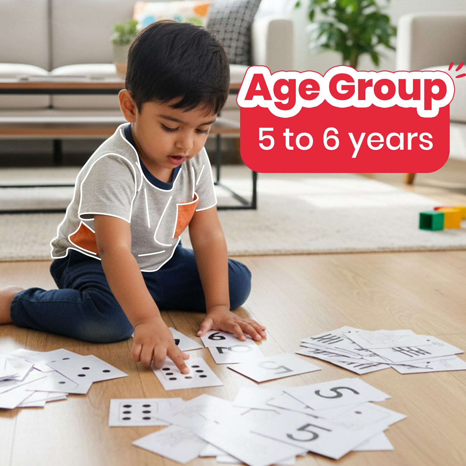 SUBITIZING WAR (Age 5 to 6 Years) | Busybag