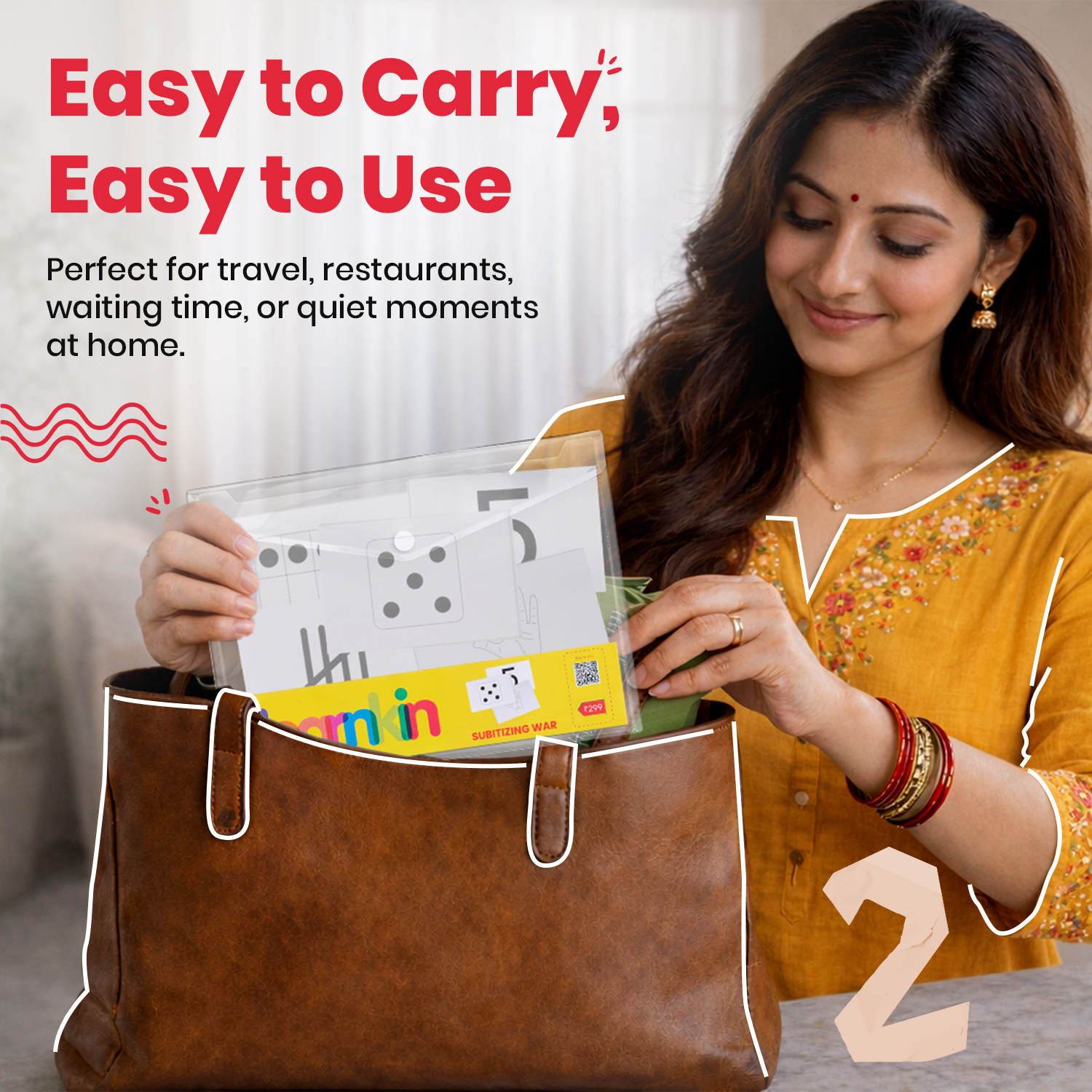SUBITIZING WAR (Age 5 to 6 Years) | Busybag